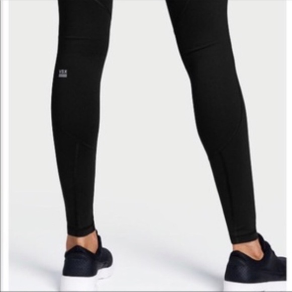 Legging Victoria's Secret Sport Noir – Femme Taille 10 – Trois Quarts Avec Poches